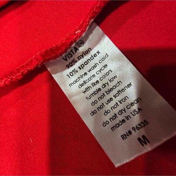 Susana Monaco Strapless Hi Low Dress in Perfect Red - Picture 6 of 12